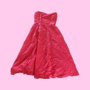 J crew strapless pink dress